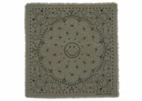 kujten large bandana hachiko smiley marl khaki