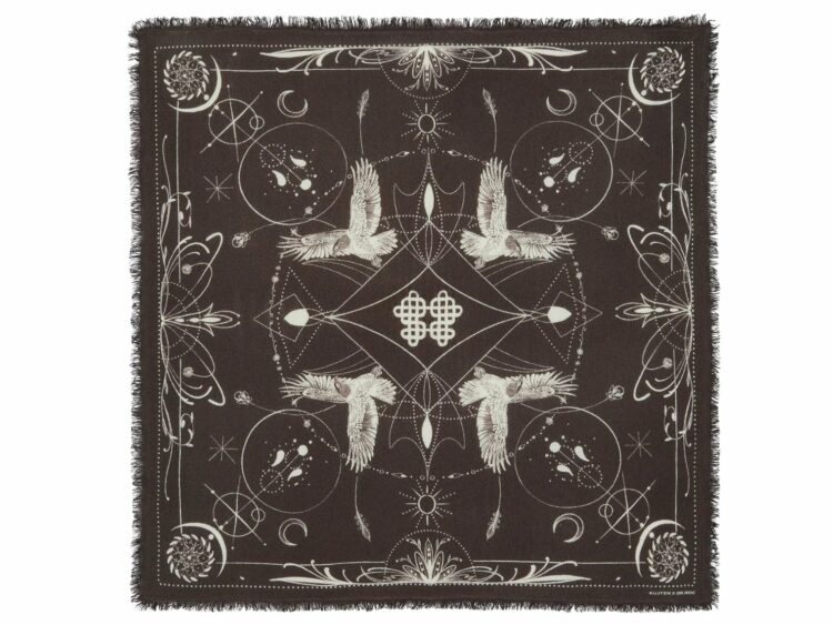 kujten large bandana hiloki brown