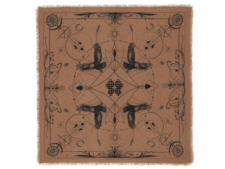 kujten large bandana hiloki camelo brown