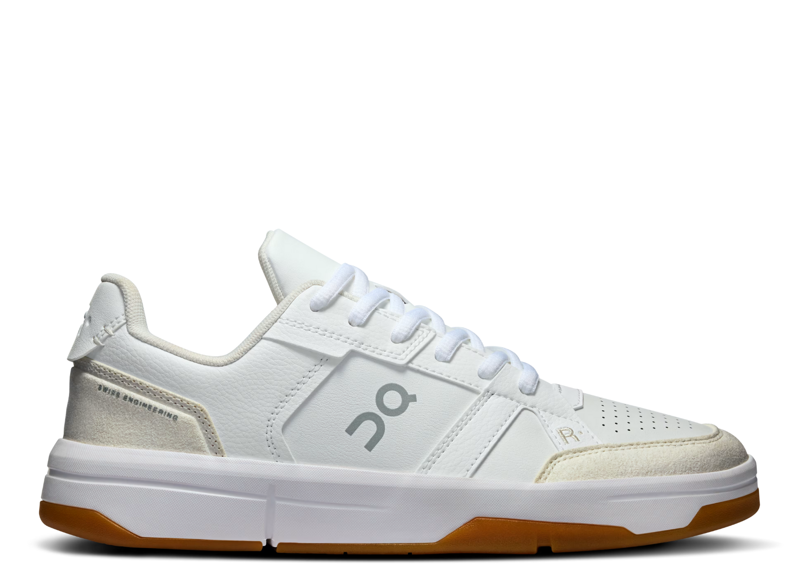 on running the roger clubhouse white ivory gum (w)