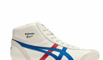 Onitsuka Tiger Mexico Mid Runner Cream Directoire Blue