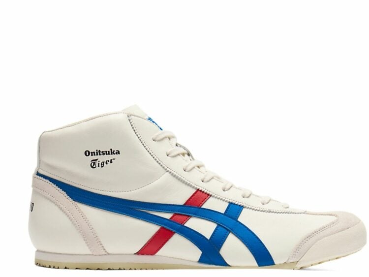 onitsuka tiger mexico mid runner cream directoire blue 1
