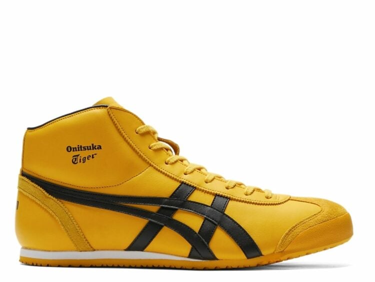 onitsuka tiger mexico mid runner yellow black 1