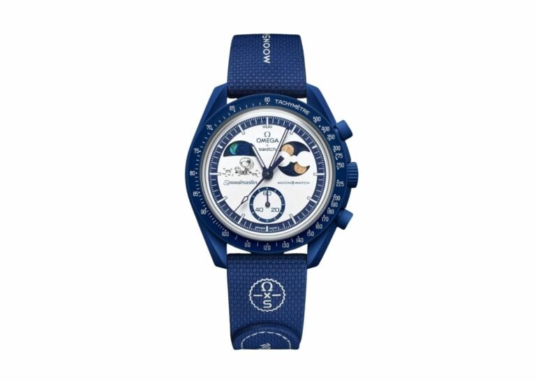 Swatch x Omega Bioceramic Moonswatch Mission To Earthphase Moonshine Gold Snoopy