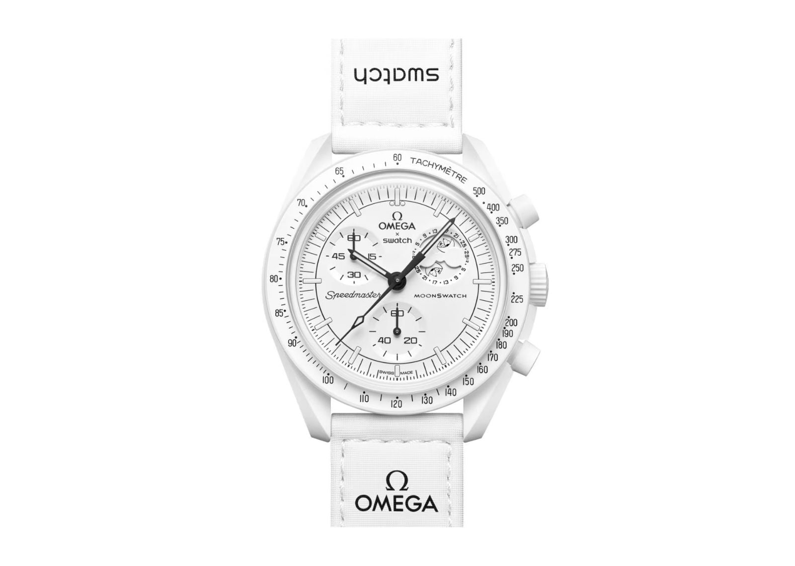 swatch x omega bioceramic moonswatch mission to moonphase full moon 1