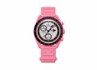 swatch x omega bioceramic moonswatch mission to the pink moon 1