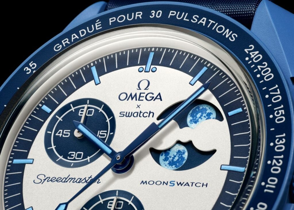 Swatch x Omega Bioceramic Moonswatch Mission to the Super Blue