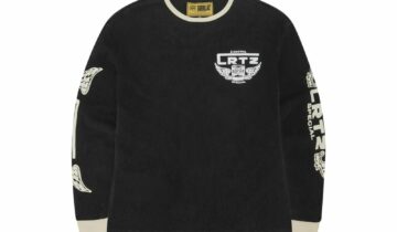 Corteiz Gasolina Waffle Long-Sleeve Black
