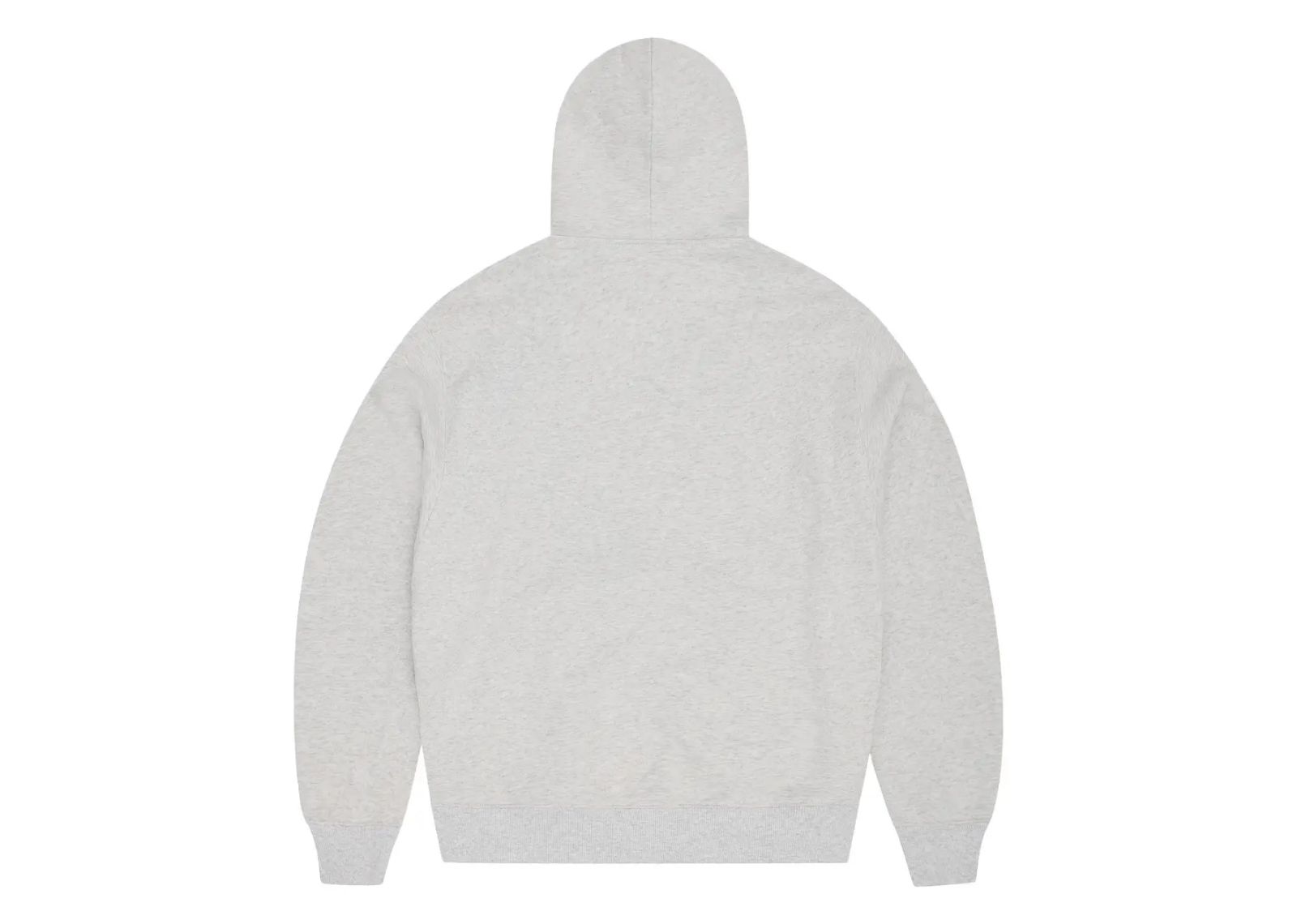 corteiz lion boxy zip hoodie light heather 2