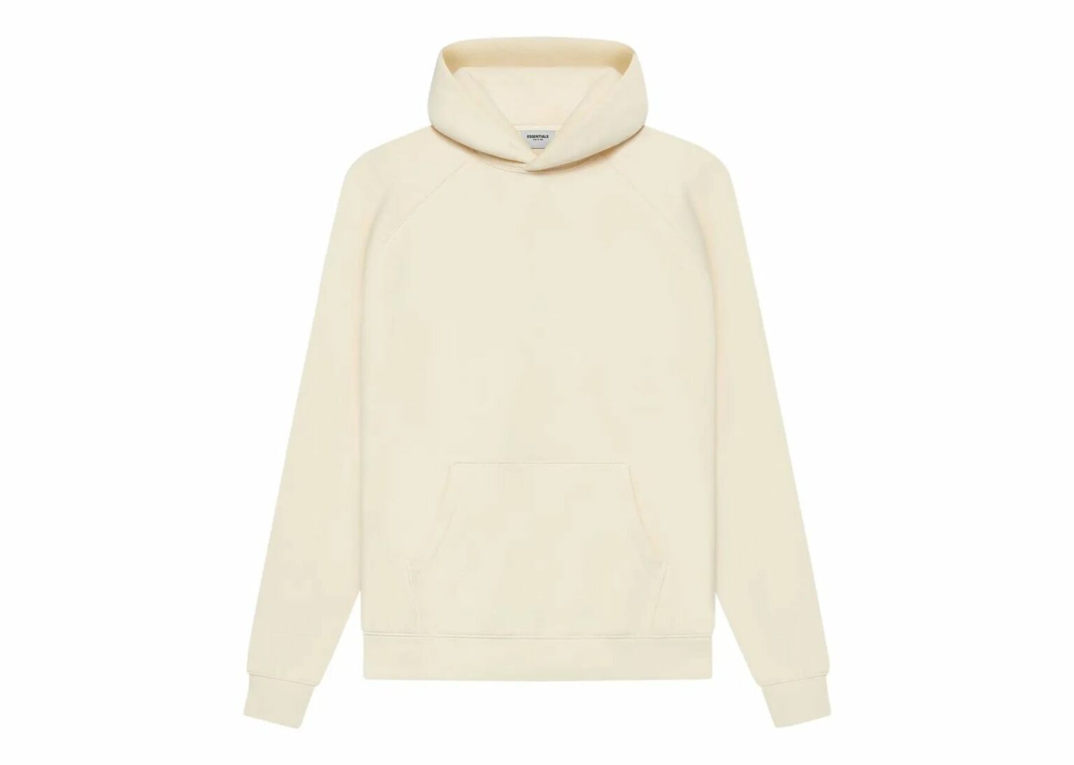 Fear of God Essentials Pull-Over Hoodie Buttercream - 192SP212001F ...