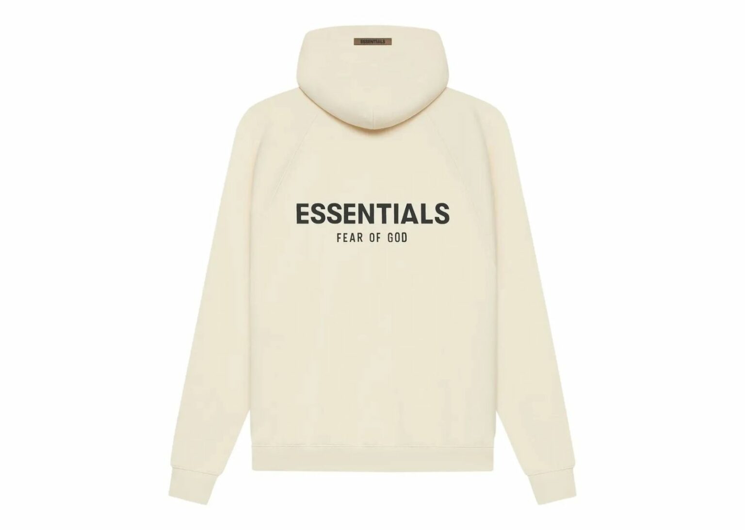 Fear of God Essentials Pull-Over Hoodie Buttercream - 192SP212001F ...