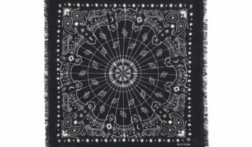 Kujten Small Bandana Hachiko Astro Black