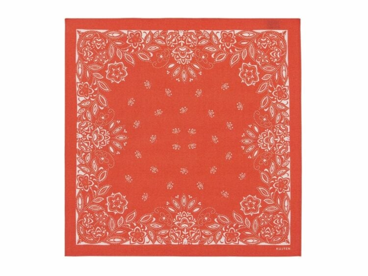 kujten small bandana heli hibiscus orange 1