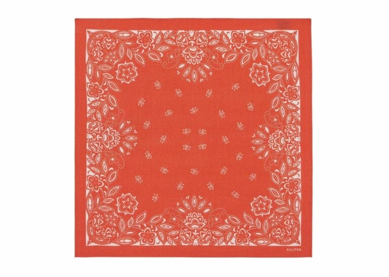Kujten Small Bandana Heli Hibiscus Orange