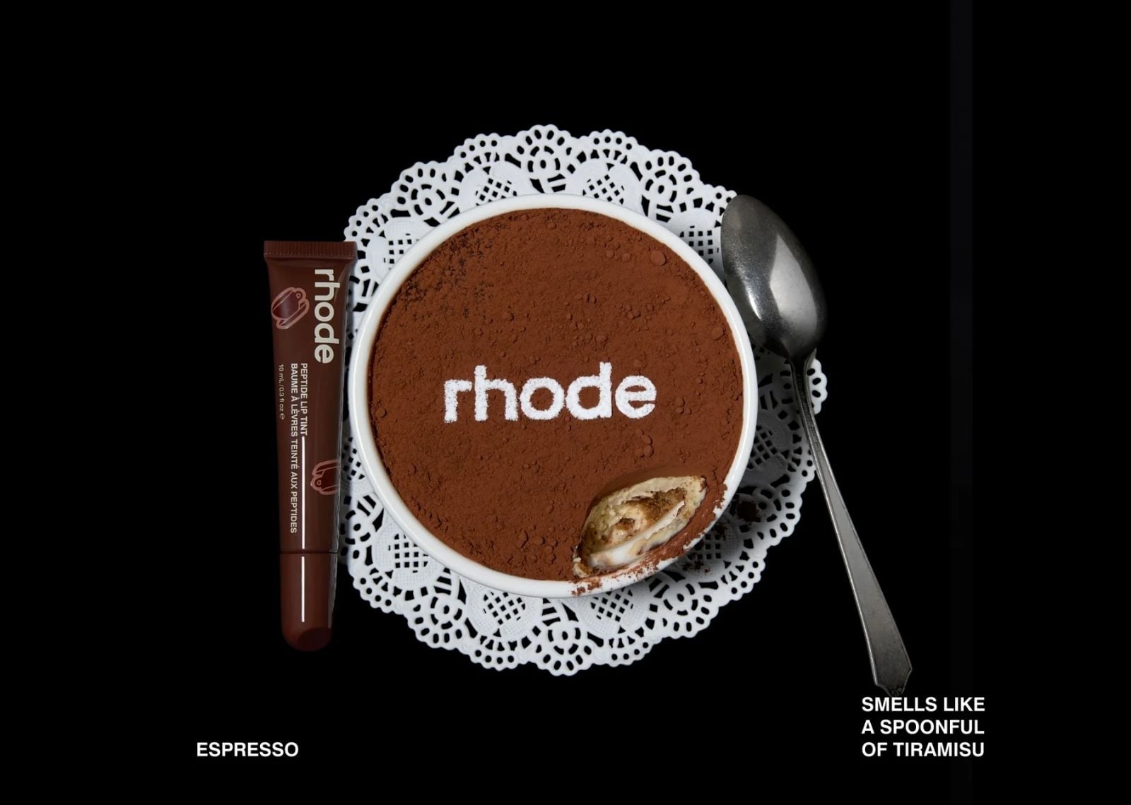 rhode scented peptide lip tint espresso 2