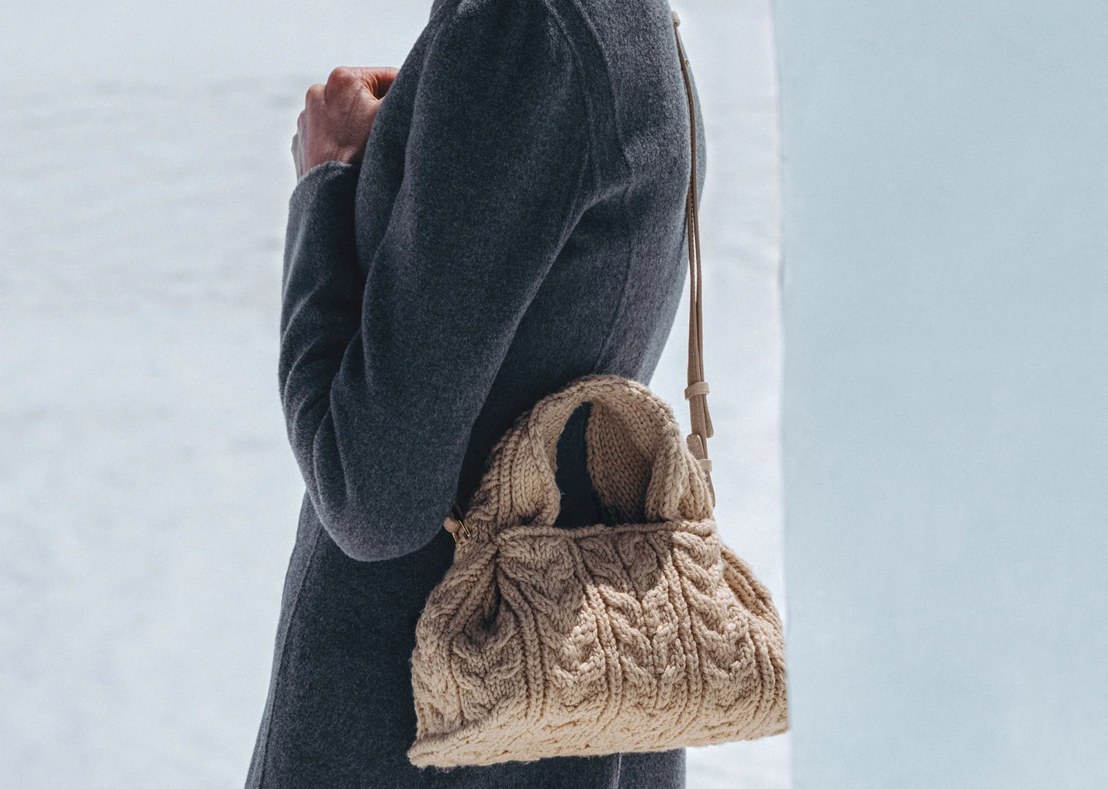 Polène Numéro Neuf Mini Edition Merino Ecru - görsel 2