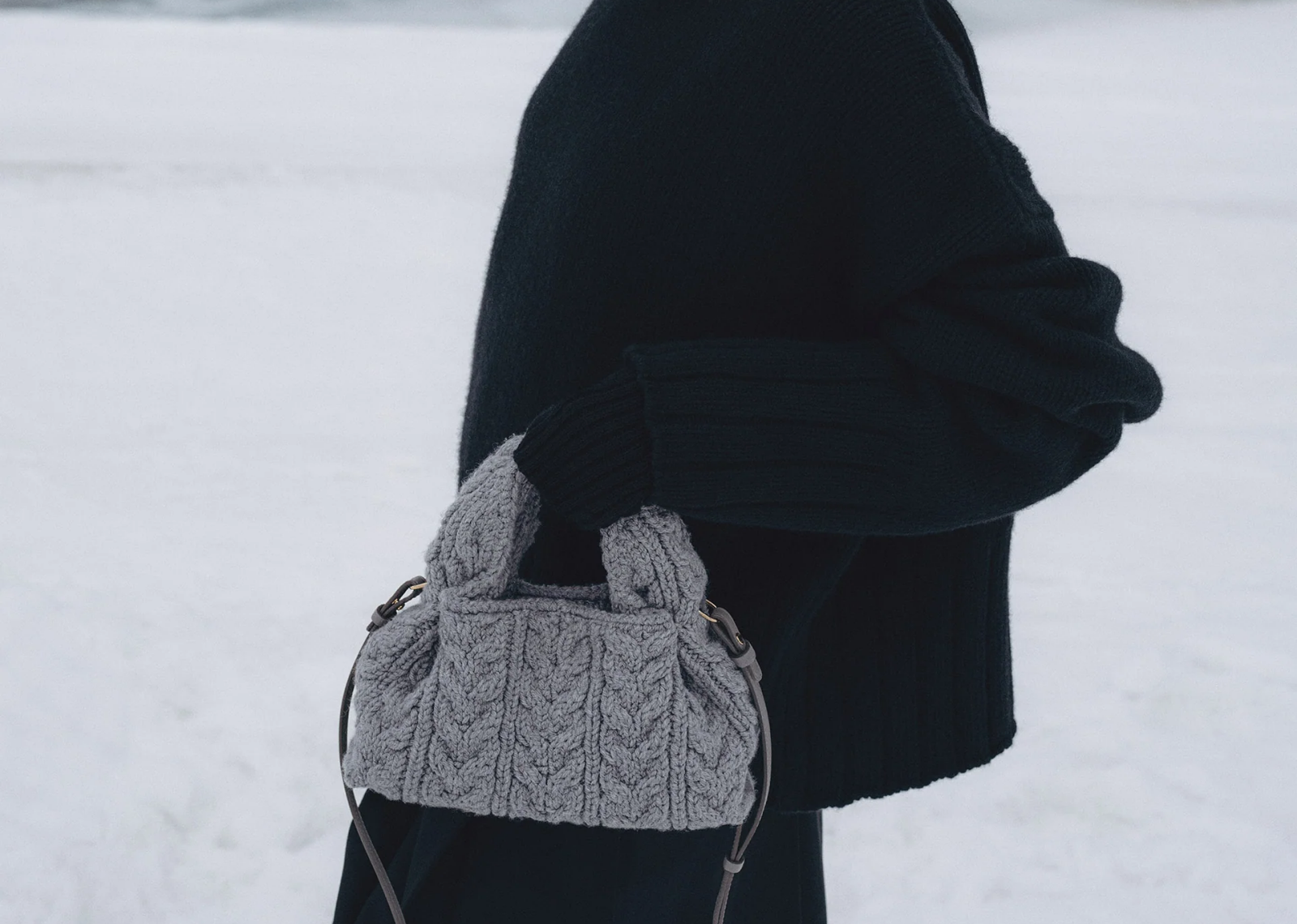 Polène Numéro Neuf Mini Edition Merino Stone - görsel 3