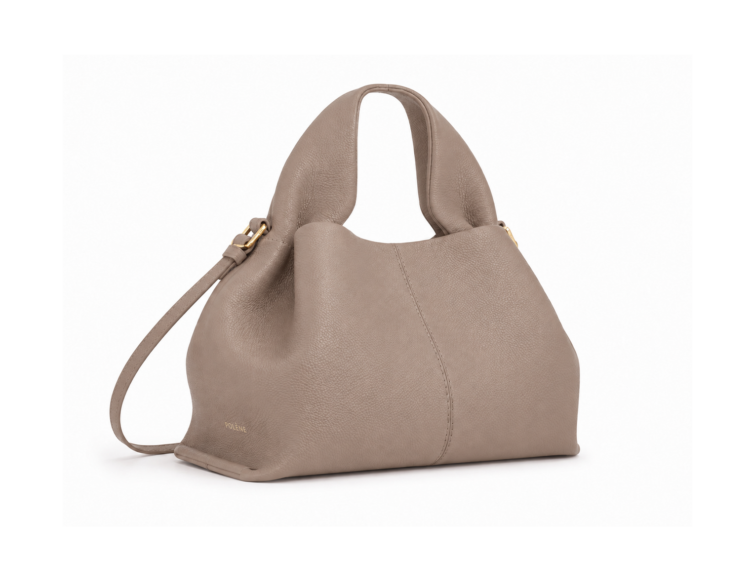 Polène Numéro Neuf Mini Edition Textured Taupe