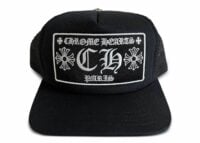chrome hearts ch paris trucker hat black 1