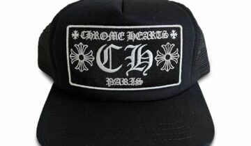 Chrome Hearts CH Paris Trucker Hat Black