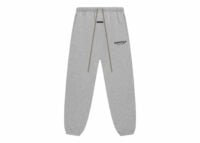 fear of god essentials fleece essential sweatpant light heather gray 1