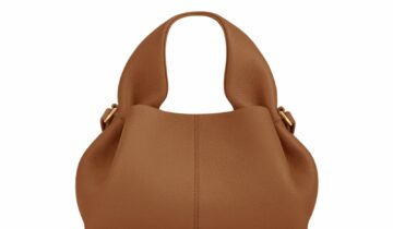 Polène Numéro Neuf Mini Edition Textured Camel