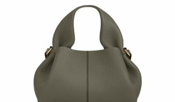 Polène Numéro Neuf Mini Edition Textured Smoky Green