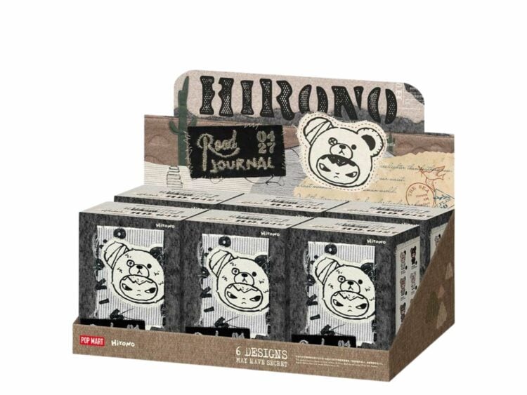 pop mart hirono road journal series plush doll pendant sealed case 6 blind box 1