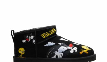 UGG Classic Ultra Mini Boot Palace x Looney Tunes Black