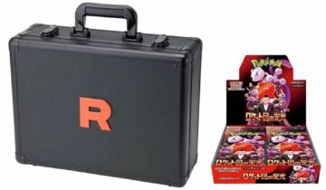 2025 Pokémon Scarlet & Violet Glory of the Rocket Team Attache Case Set (With Booster Box)