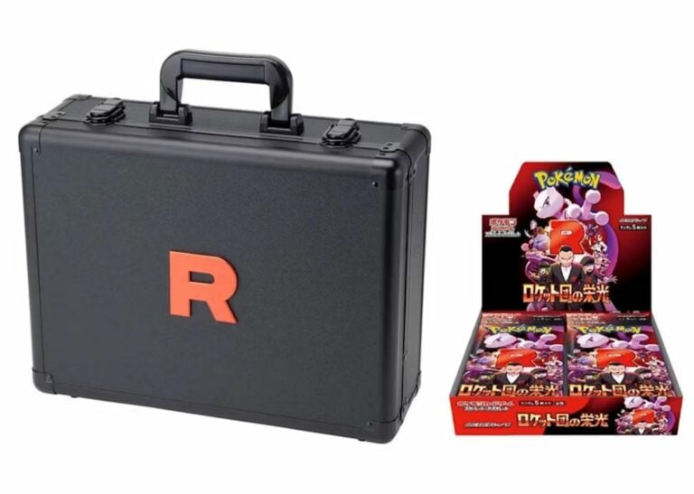 2025 Pokémon Scarlet & Violet Glory of the Rocket Team Attache Case Set (With Booster Box)