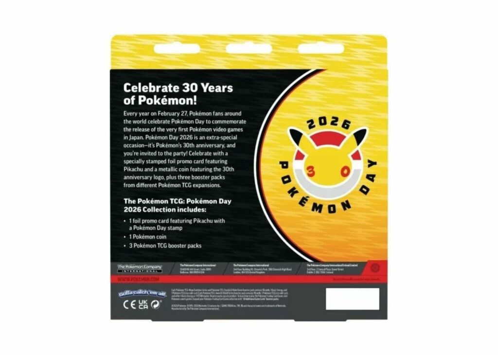 2026 Pokémon Day Pikachu Collection (30th Anniversary) - PKM-DAYP