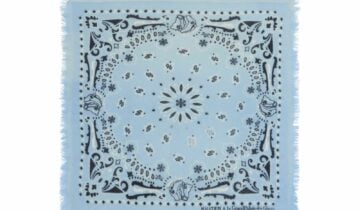 Kujten Small Cashmere Bandana Hachi Ice Palace