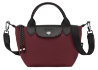 longchamp le pliage energy xs handbag burgundy