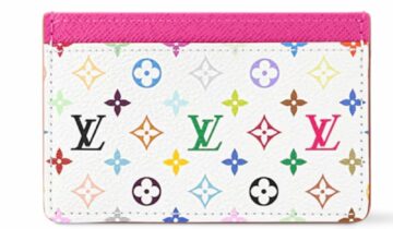 Louis Vuitton x Takashi Murakami Card Holder Multicolored