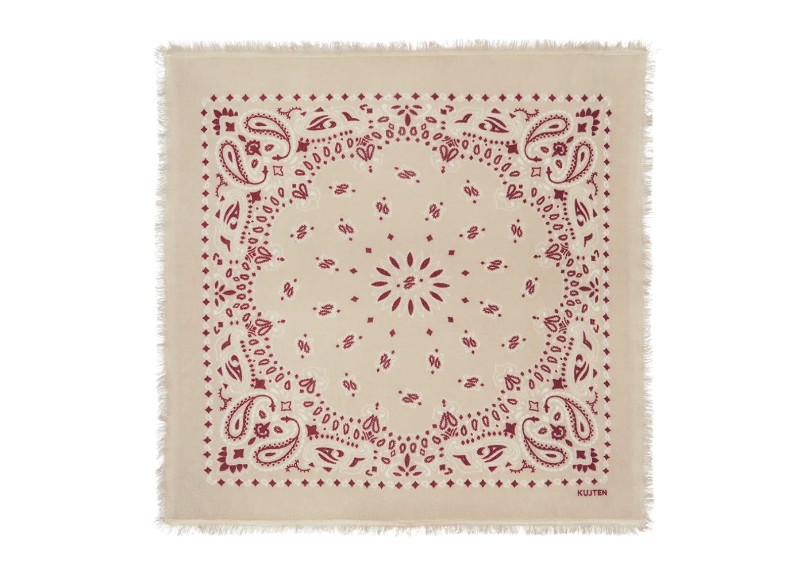 kujten small cashmere bandana hachi bico avoine