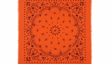 Kujten Large Cashmere Bandana Hachiko Sunset