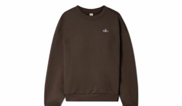 Alo Yoga Accolade Crew Neck Pullover Espresso