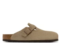 Birkenstock Boston Soft Footbed Suede Taupe