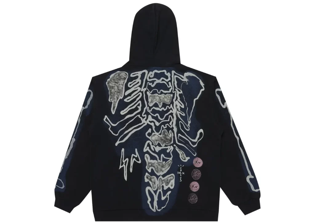 Cactus Jack by Travis Scott For Fragment Skeleton Graffiti Full