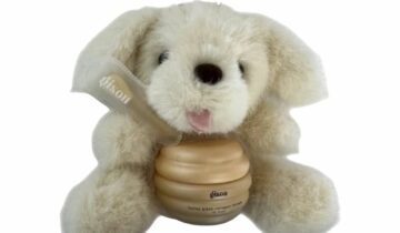 Gisou Hony Pup Keychain Plush Butter