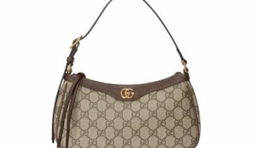Gucci Ophidia Handbag Small GG Supreme Beige/Ebony