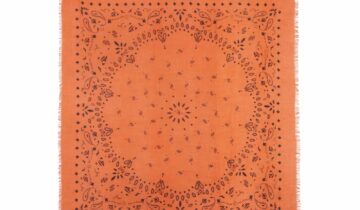 Kujten Extra Large Cashmere Bandana Effy Sunset