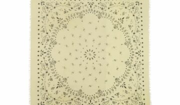 Kujten Extra Large Cashmere Bandana Effy Anise