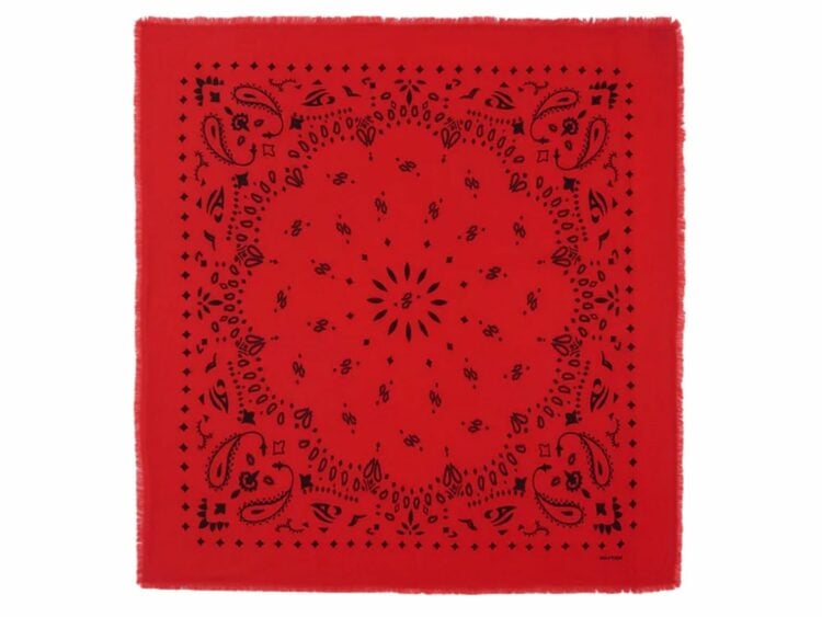 kujten large bandana hachiko rouge corail 1 1