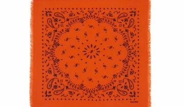 Kujten Small Cashmere Bandana Hachi Sunset