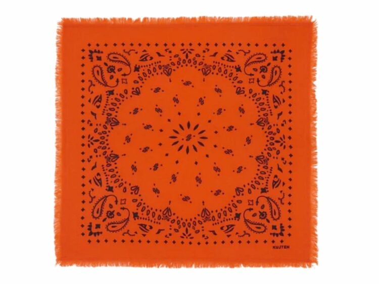 kujten small cashmere bandana hachi sunset 1 1