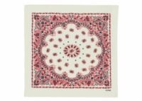 kujten small cashmere bandana hachi western coral red 1 1