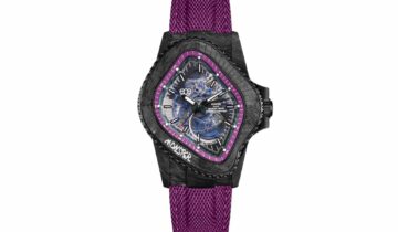 Laarvee Black Carbon Fiber Resin Composite Purple