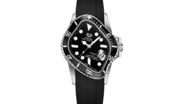 Laarvee Black Fluoroelastomer Strap Black & Black